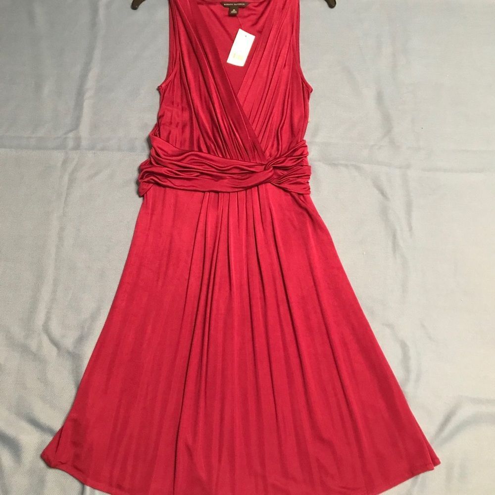 BEAUTIFUL BURGUNDY/ MAROON BR DRESS NWT!